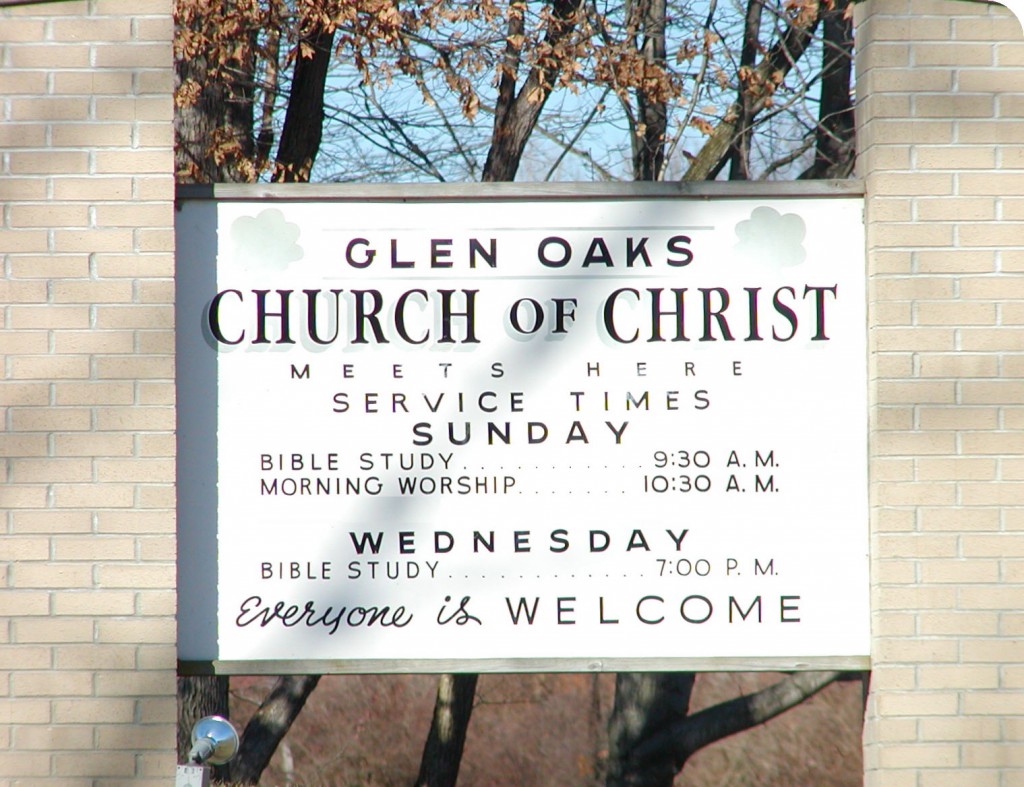 church sign